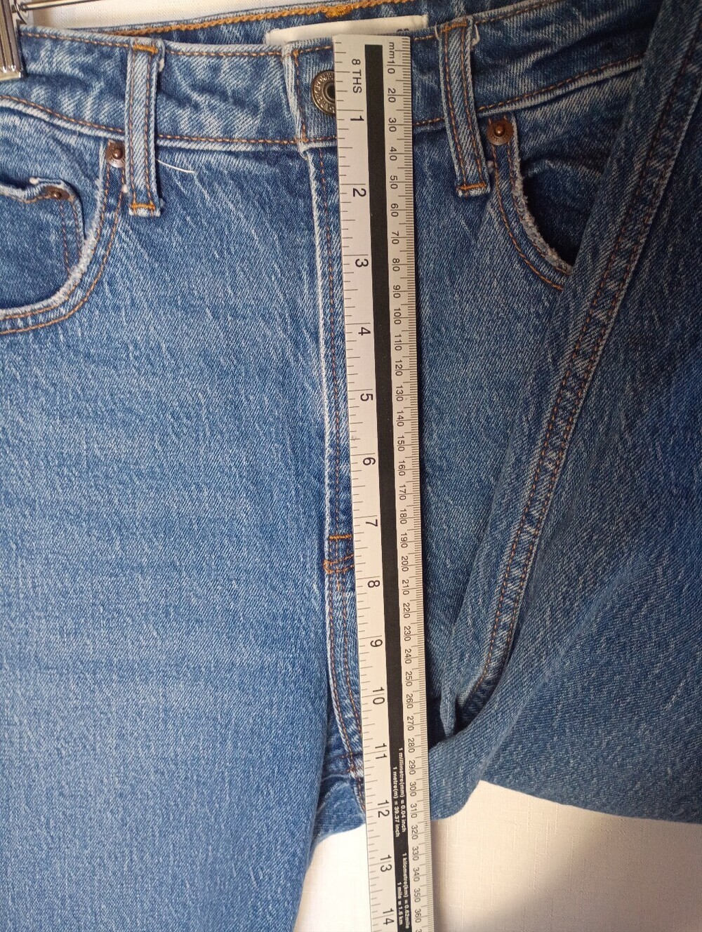Abercrombie & Fitch Women's The 90's Relaxed High Rise Straight-Leg Jeans 28 - Picture 10 of 15
